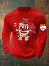 Langarm-T-Shirt mit Karnevals druck für Männer